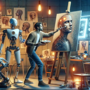 Read more about the article Collaborative Creations: Artist Merges AI and Robotics in Art